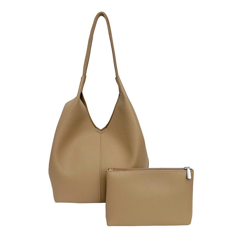 New Large-Capacity Bag, Women'S High-End Sense Niche Class Commuter Bag Versatile Shoulder Tote Bag