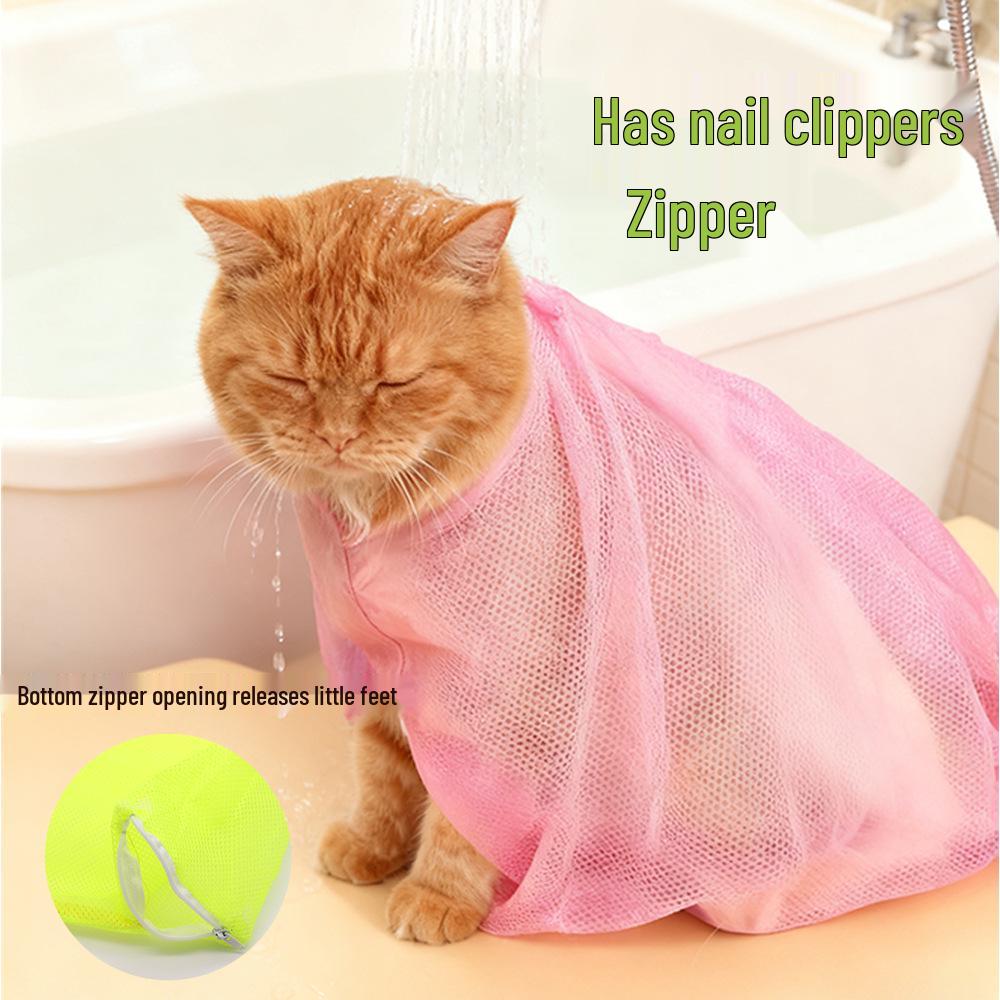Cat Bath Bag: Anti-Scratch & Bite, Multi-Functional Pet Grooming and Medicine Aid