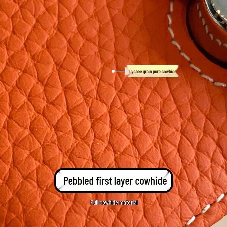 Exquisite 2025 Women's Slim Card Holder - High-Capacity Genuine Leather, Multi-Card Slots, Niche Design