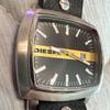 Used DIESEL Men's Watch Leather Belt