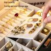 Luxury Multi-layer Jewelry Storage Box for Necklaces & Earrings - Large Capacity Organizer