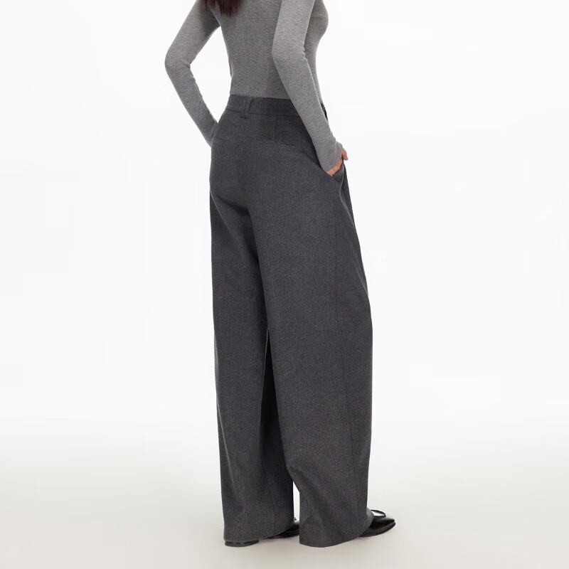 VEROMODA Women's Winter Draped Straight-Leg Trousers