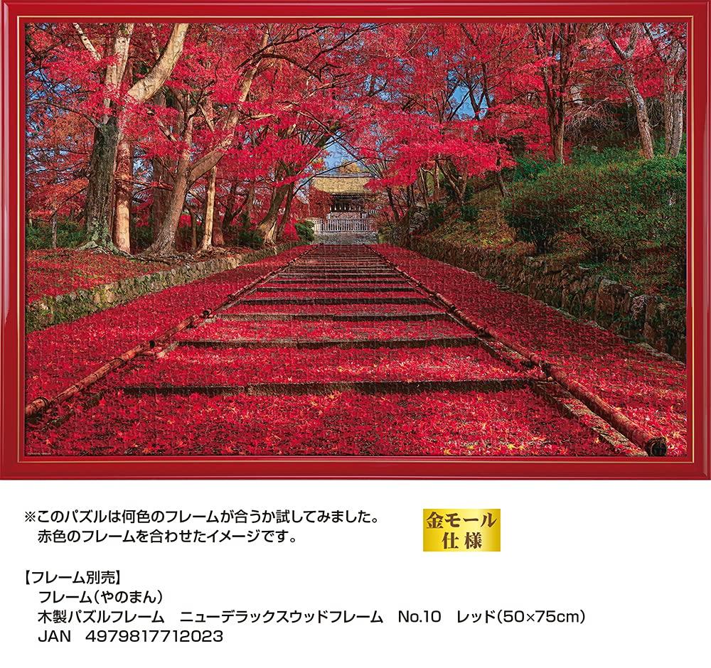 1000-piece Jigsaw Puzzle: Autumn Leaves On the Approach To a Temple (Kyoto) (50x75cm)