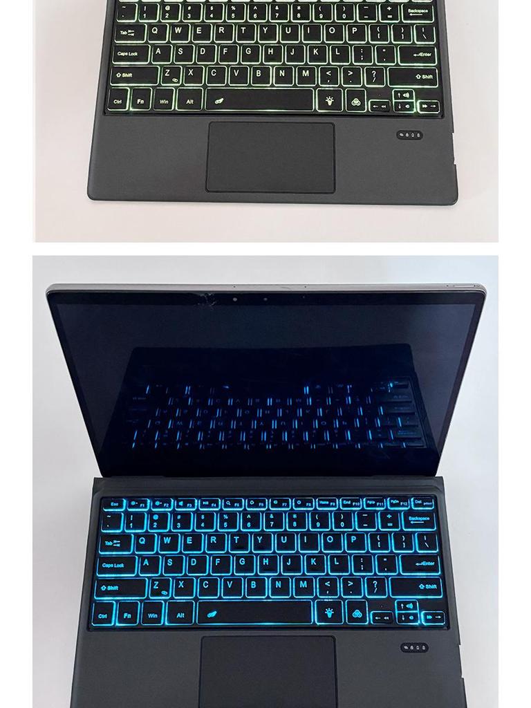 Dell 7320/K19M Backlit Wireless Keyboard Cover with Touchpad for Tablets