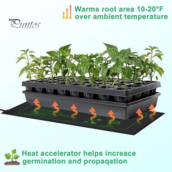 Plants Germination Heating Mat Energy-saving Fast Heating Waterproof Soft Easy To Clean Flame Retardant Heating Mat