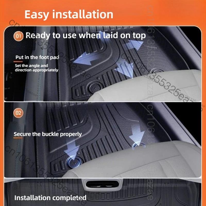 For Geely EX2 Xingyuan 2025 2026 Car Boot Storage Pad Cargo Liners Trunk Mats Waterproof  Interior Accessories