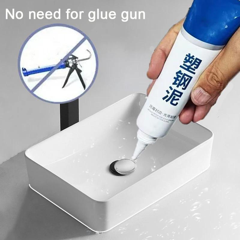 5pcs 60/150ml Plastic Steel Mud Waterproof Glue Household Anti-mildew Sealant Adhesive Kitchen and Bathroom Leak Plugging Repair Tool