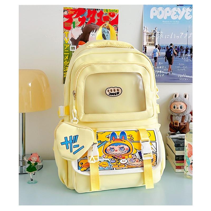 The New Schoolbag Is High-value, Fresh and Sweet, Candy-colored Backpack, Lightweight and Large-capacity Backpack for Junior High School Students.