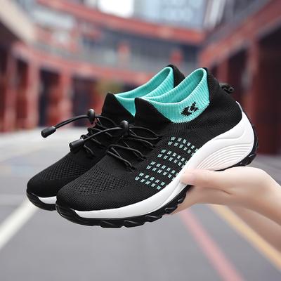 MAEDEF Sneaker Damen Laufschuhe Damen Sneaker Bequeme Damensocken-Schuhe Damenschuhe mit Plateau Loafer Damen Sneaker