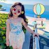 Girls' Sequin Star Mermaid One-Piece Swimsuit - Celebrity Hot Style