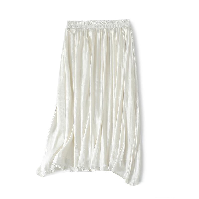 

Winter High-Waist Plus Size Velvet Skirt for Women (130-320 Jin) - Flowing Yarn, New Style, Elegant Look 4XL (Recommended for 190-220 jin)