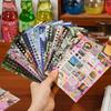 Yuxian Yanbian Retro Die-cut Coil Sticker Book: Time Story Series for Journaling & DIY Collage