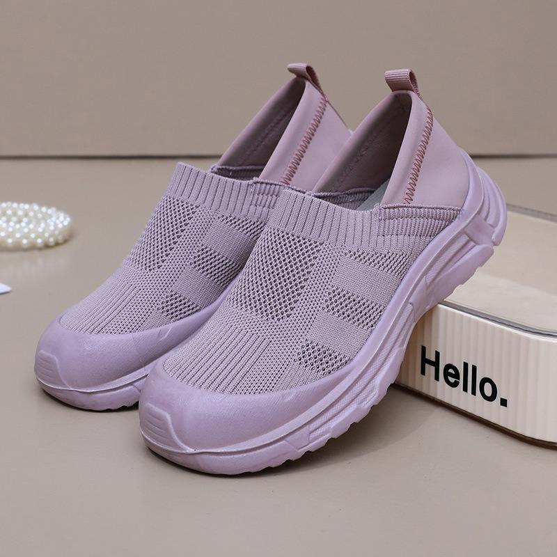 Shoes women's one-pedal shoes lazy shoes women's shoes women's spring and autumn new soft-soled not tired feet breathable shoes