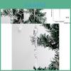 12 Pack Crystal Clear Icicle Ornaments Ideal For Elegant Christmas Tree Decoration And Holiday Themes