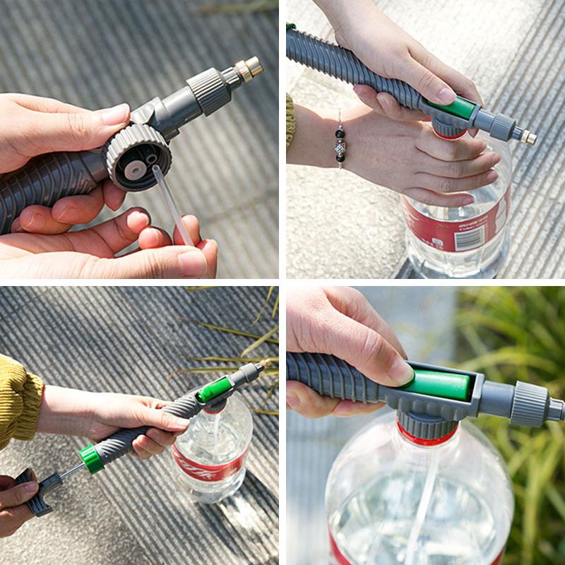 Manual High Pressure Air Pump Sprayer Adjustable Drink Bottle Spray Head Nozzle Garden Watering Tool Sprayer Agriculture Tools