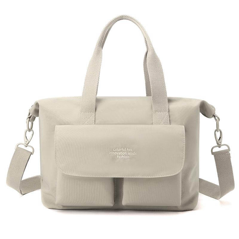 New lightweight portable large-capacity nylon messenger bag commuter tote bag short-distance travel bag