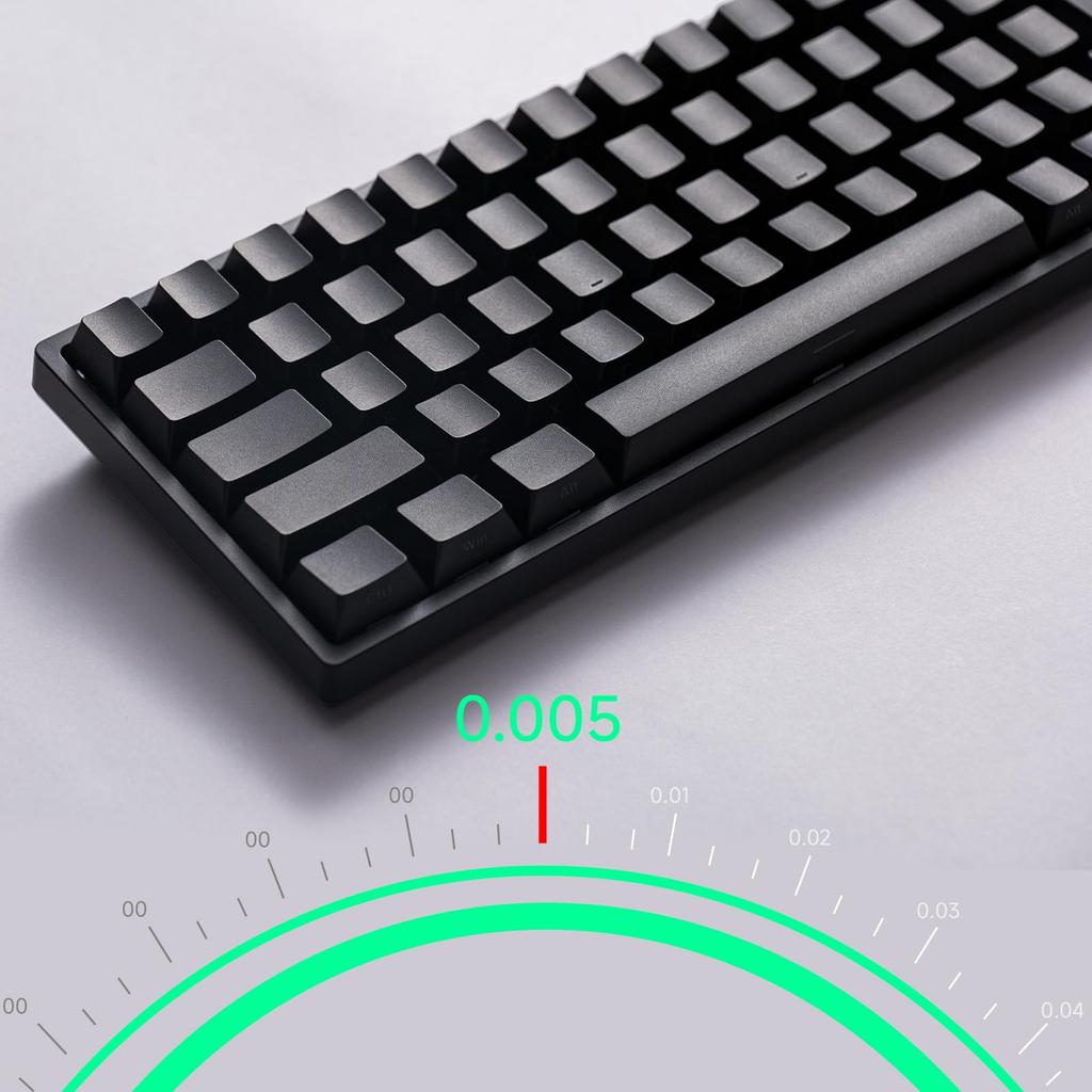 MonsGeek FUN68 HE Rapid Trigger English Layout Wired Model Magnetic Switch Akko Glare Magnetic Switch Tenkeyless Side Print Double Shot PBT 8K Polling