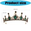 Elegant Rhinestones Crowns Hair Accessory Theater Costume Props Lightweight Metal Bridal Party Headpiece