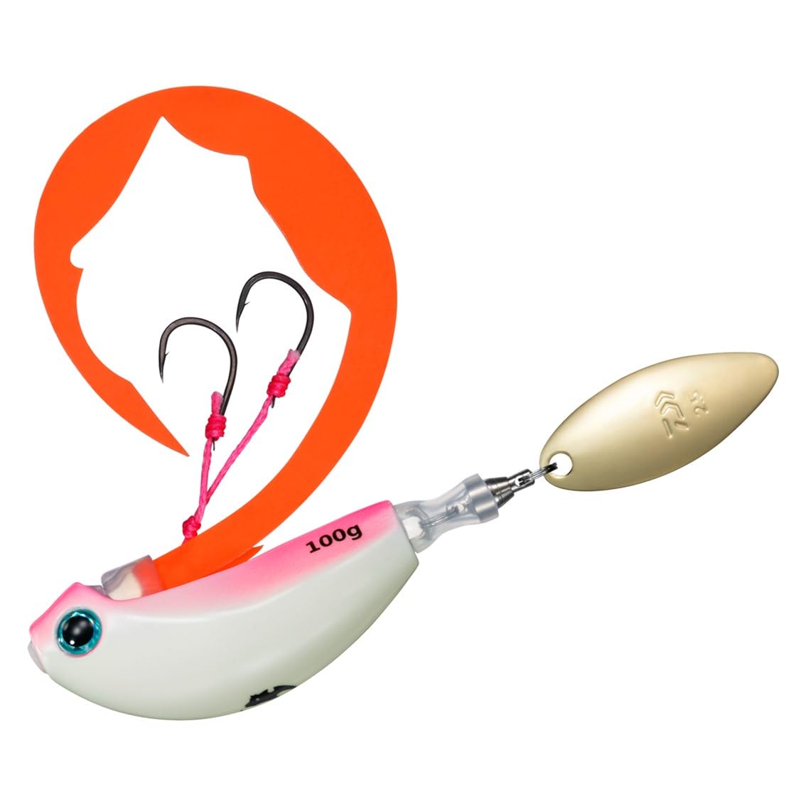 

DAIWA Lure Kouga Blade Breaker TG Tamakami Amadai Tune 200G Sakura Glow