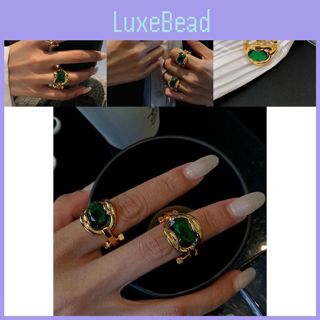 Eleganter Geometrischer Design 925 Silber Smaragd Einlege Ring Für Trendige Frauen Modestil