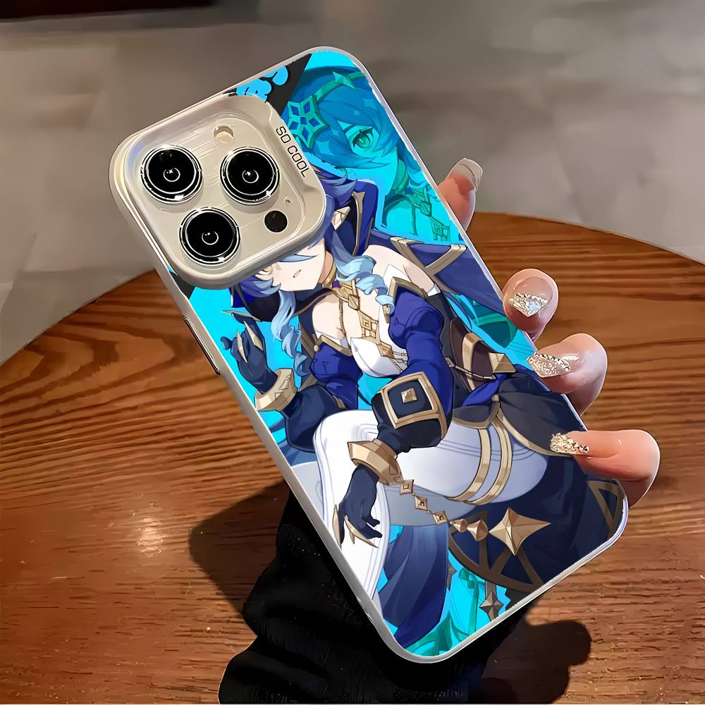 Layla Genshin Impact Handyhülle Für IPhone 17 16 15 14 13 12 11 Plus Pro Max Mehrfarbig Aurora Laser Stoßfest Funda Hülle