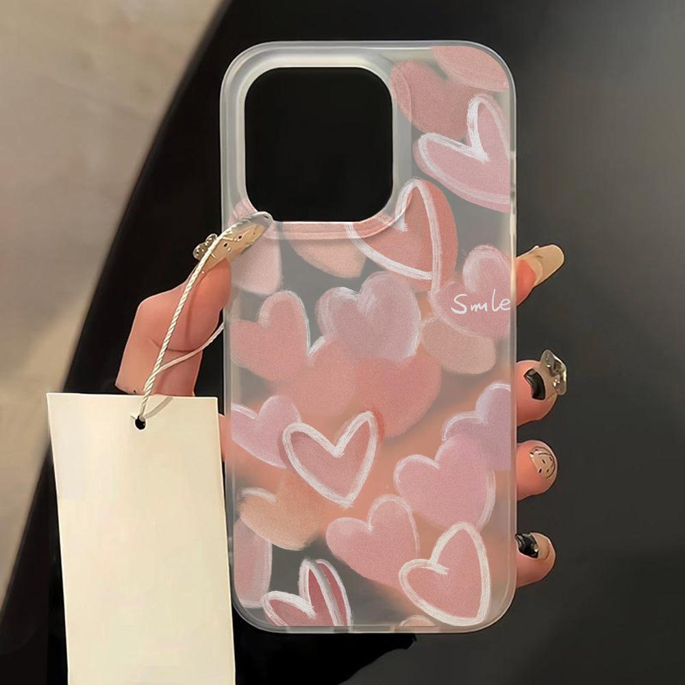 Soft TPU Matte Phone Case for iPhone 13 Funda iPhone 16 Pro Max 15 11 14 Plus 12 Mini 16promax 13promax Flower Transparent Cover