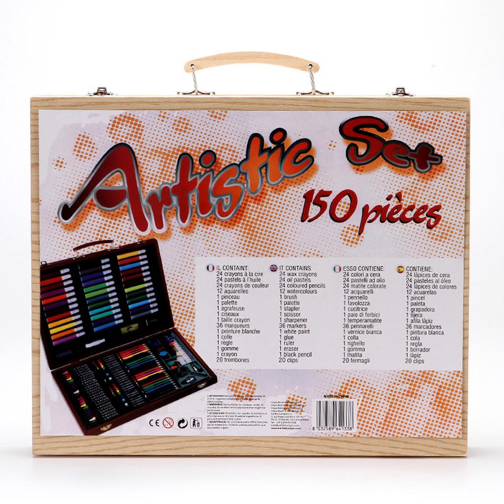 150 piece Deluxe Art Set Art Supplies para dibujar pintura y más en un  estuche comprar a buen precio — entrega gratuita, reseñas reales con fotos  — Joom