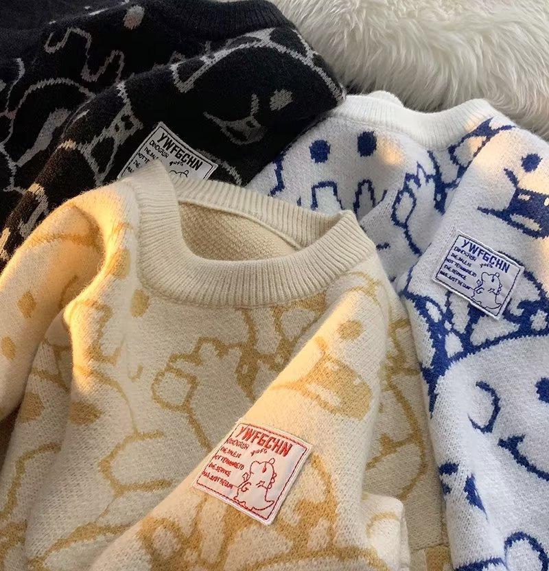 2024 Men's Winter Round Neck Sweater - Lazy Style Couples' Fashion