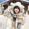 Elegant Evening Scarves Stylish Winter Scarf Snowman Decoration Neckerchief Winter Clothes Accessories
