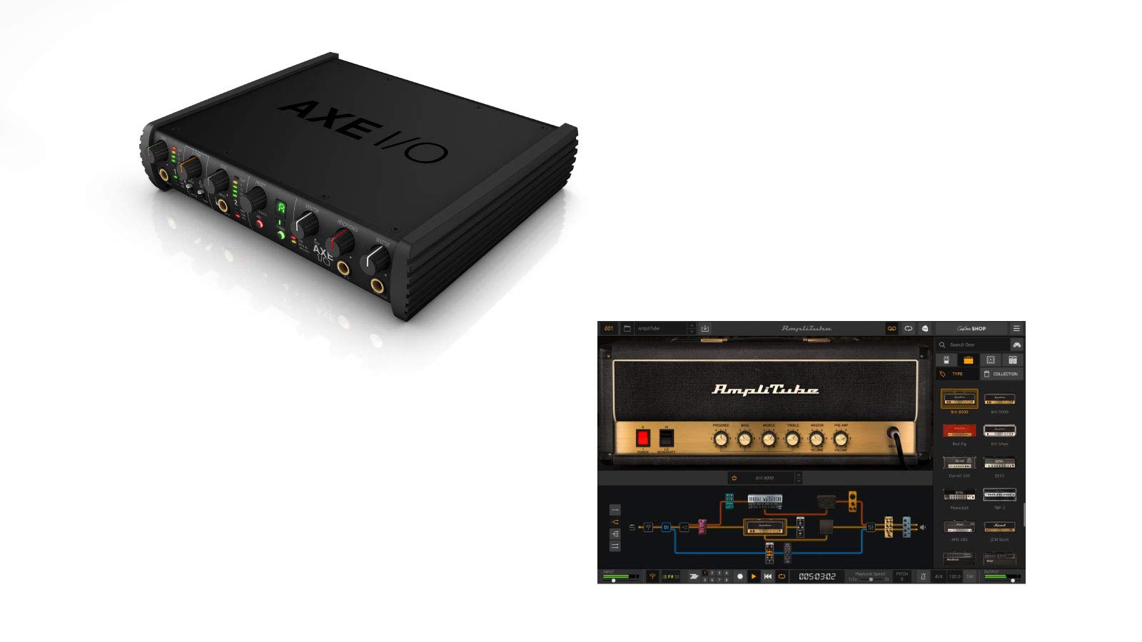 

IK Multimedia AXE AmpliTube 5 MAX Bundle AXE Series I/O + I/O