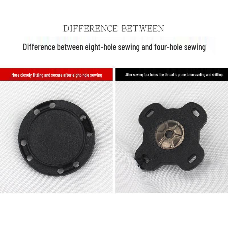 Magnetic Snap Buttons for Sweaters and Coats - Hidden Buckle Accessories and Fasteners.