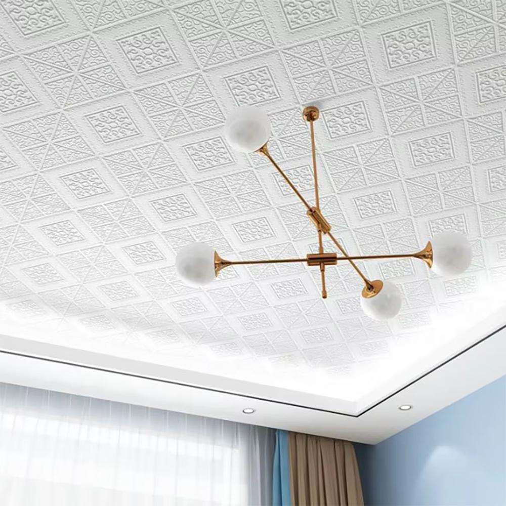 3D decorative waterproof and moisture-proof 70 * 70cm brick self-adhesive ceiling wallpaper wall sticker foam wallpaper home