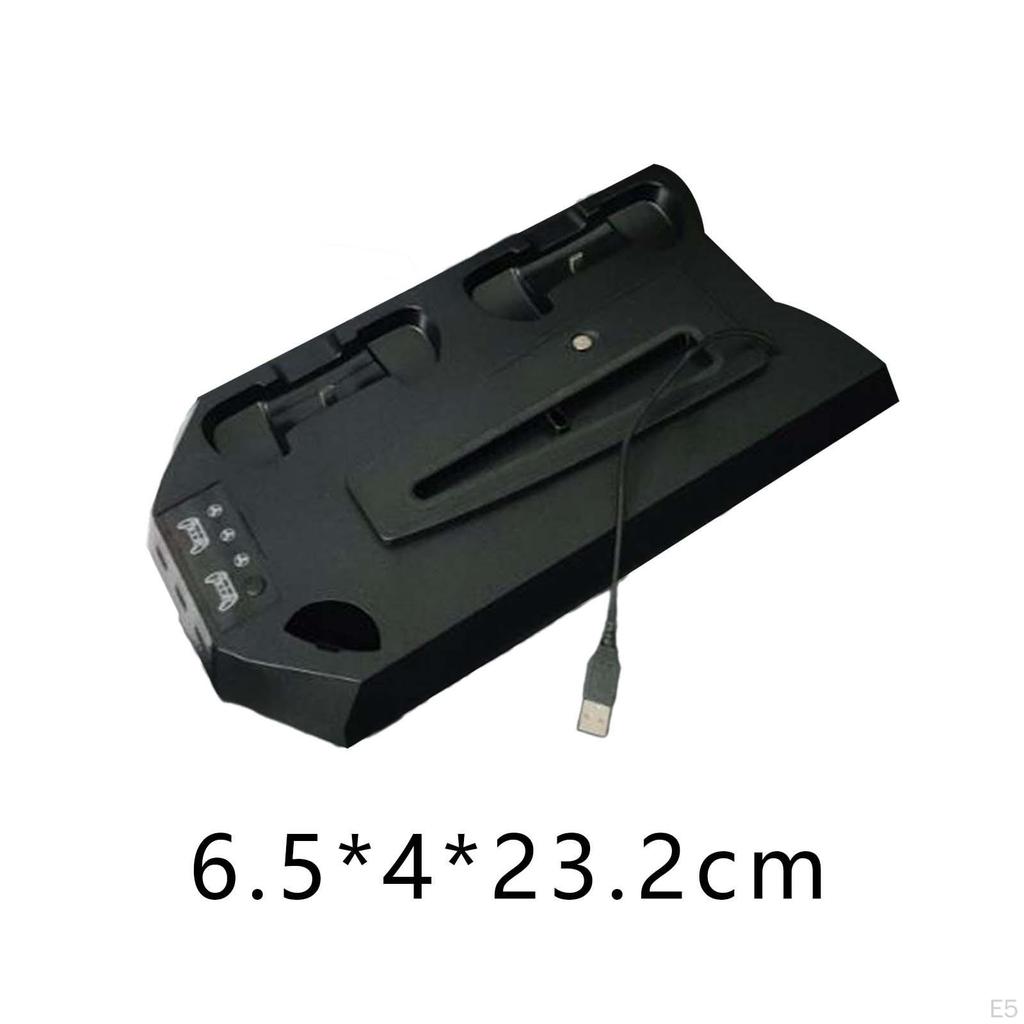 Charging Stand with Cooling Fan,LED Controller Charger,3 Port Adjustable Fan Gamers