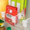 10/20pcs Refrigerator Side Door Sorting Partition Card Buckle Kitchen Bedroom Storage Storage Sorting Box Space Division Garrafa