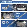 2 Sets Air Cleaner Stud Kits, 5 Inch Air Cleaner Mounting Bolt, 1/4 Inch Thread Size, Stainless Steel