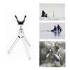 Folding Ice Fishing Rod Holder Small Triangle Bracket Winter Ice Fishing Pole Fishing Tackle Fishing Tool Accessories
