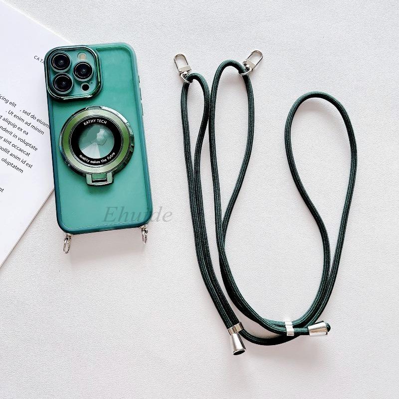 

Magnetic Strap Case For Samsung Galaxy A16 A06 A15 A55 A05 A05S M35 S23 Ultra S24 FE Plus Wireless Stand Crossbody Lanyard Cover Galaxy S20 FE&Case & Strap