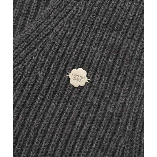Covernat Womens Series Logo Attached Tie Button Knit Vest Women vest Gray CO2403KT79MG
