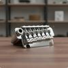 Einzelne Tremolo-Brücke Messingbasis Chrom Gitarre Feinabstimmung Stabilität Steg