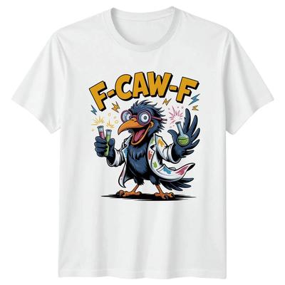 F-Caw-F Chemistry Science Crow Mens Womens Graphic Unisex Tee Top