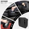MAZERO Trash Car Trash PU Leather ABS Inner Easy Fits Passenger Door Seat Universal Car Interior Storage Small Item Black One-Handed Can Can, &