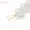100/200pcs 18K Gold Plated Brass 2mm Tube Crimp End Beads Stopper Spacer Beads For DIY Bracelet Jewelry Making Accessories