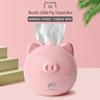 Cute Nordic Pig Tissue Box