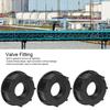 3 Peças Conector de Tanque IBC Rosca Grossa Adaptador de Dreno de Mangueira Acessório de Plástico 60mm Diâmetro InternoG1