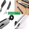 Restaurant Kitchen Accessories Noodle Buffet Bread Clip Food Folder Kitchen Tongs BBQ Grill Tongs