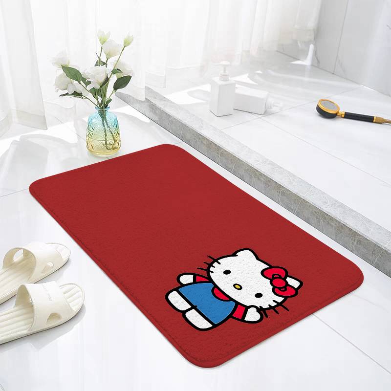 Cute H-hellos-k-kittys Floor Mats Home Laundry Rug Carpet For Living Room Decor Lounge Area Anti-slip Foot Mat Entrance Doormat