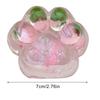 1/2Pcs Pink Strawberry Cat Paw Toy Stress Relief Grape Kitten Paw Squeeze Pinch Sensory Toy Kids Adults Soft TPR Stress Ball Animal Claw Fidget Toy