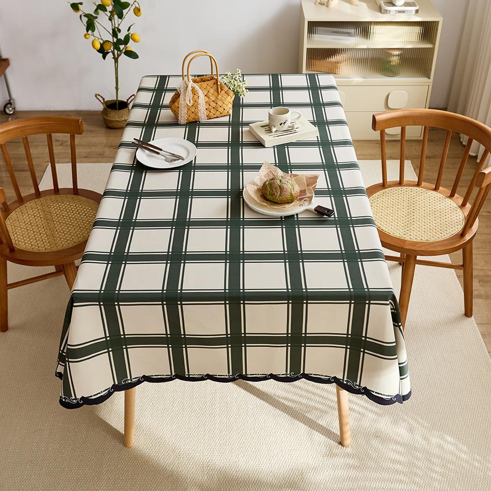 Retro Table Cloth Simple National Waterproof Table Mat Light Luxury High-End Coffee Table Cloth