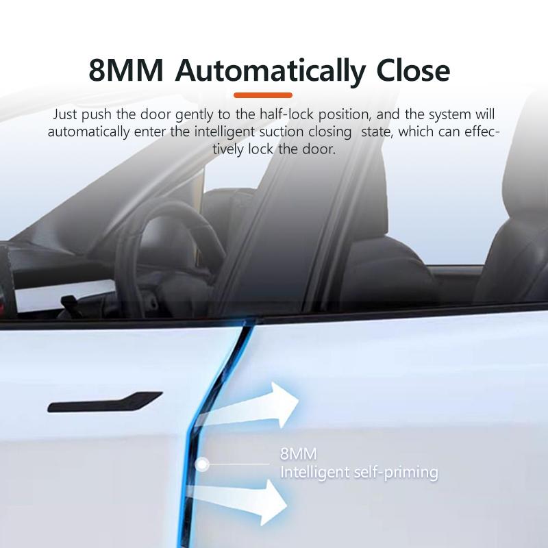 Smart Electric Suction Door For Tesla Model Y 3 Four Door Electric Suction Lock Automatic Suction Automotive Modification Parts