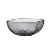 Hammered Glass Square Salad Bowl for Fruit, Dessert, and Storage - Elegant Home Tableware